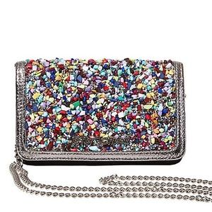 NWT BETSEY JOHNSON Rock Candy Wallet with Chain